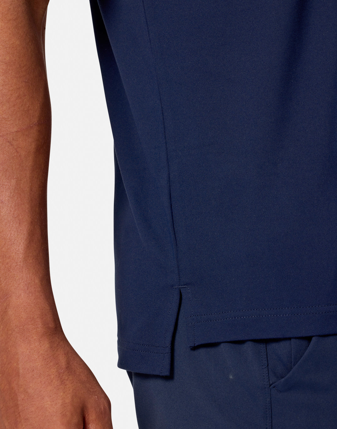Mens Coffee Polo Tee (Twilight Navy)
