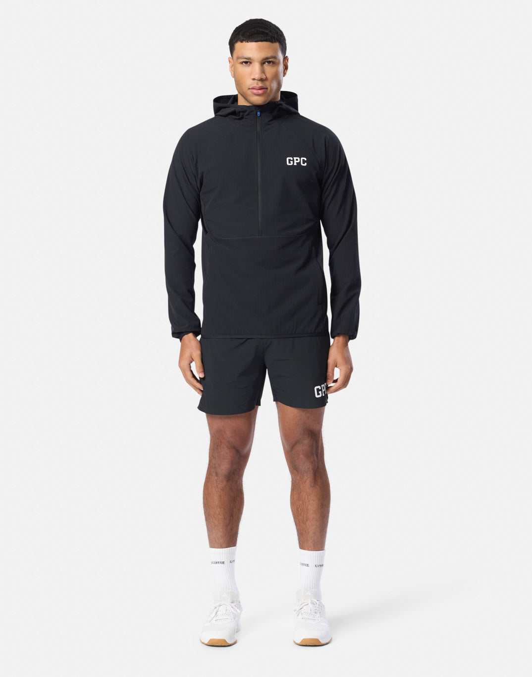 Mens GPC Train Hooded Midlayer (Black)