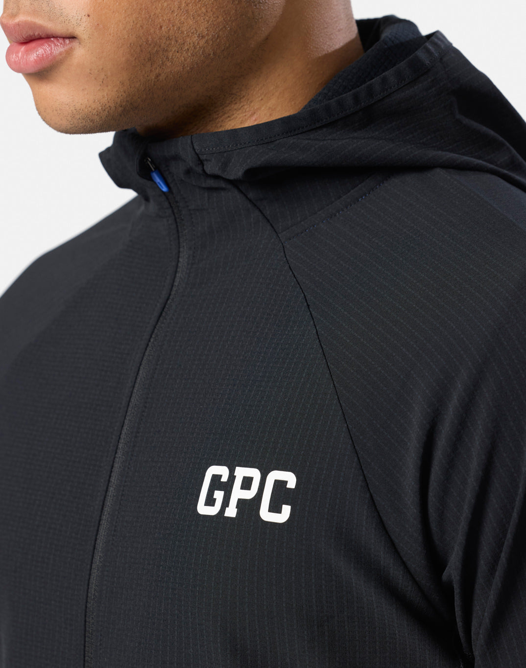 Mens GPC Train Hooded Midlayer (Black)