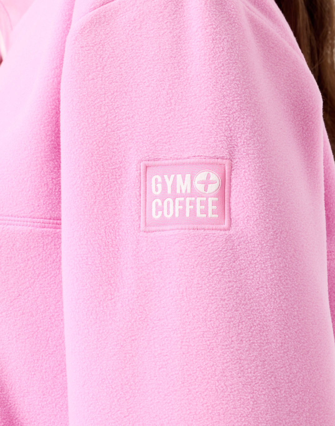 Half Snap Polar Fleece (Cotton Candy)