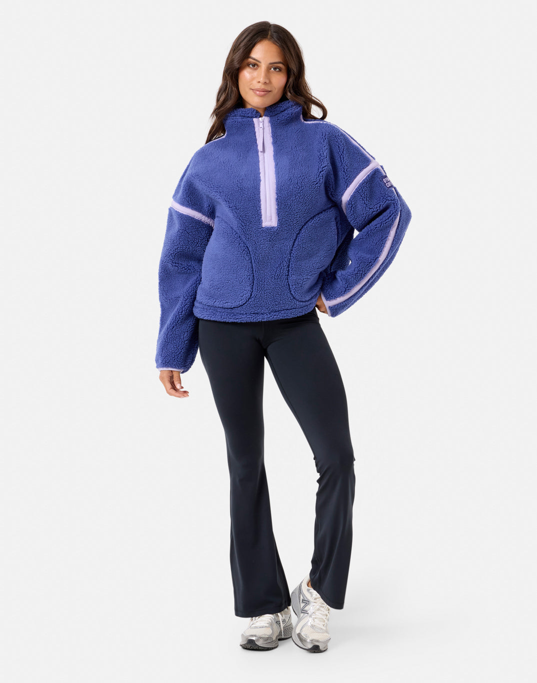 Industry Fleece Half Zip (Violet Smoke)