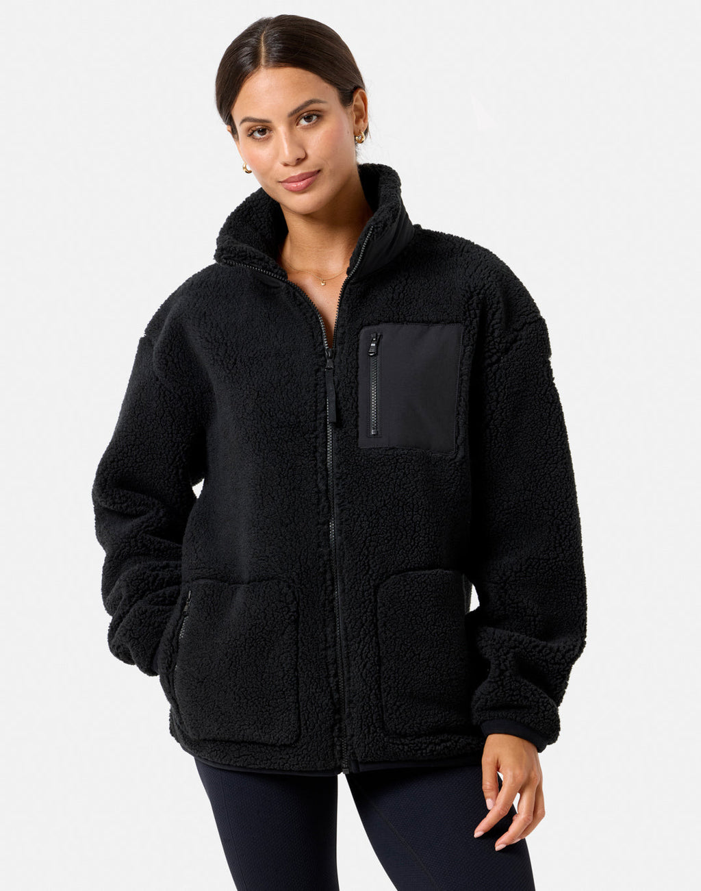 Unisex Industry Fleece Jacket (Black)