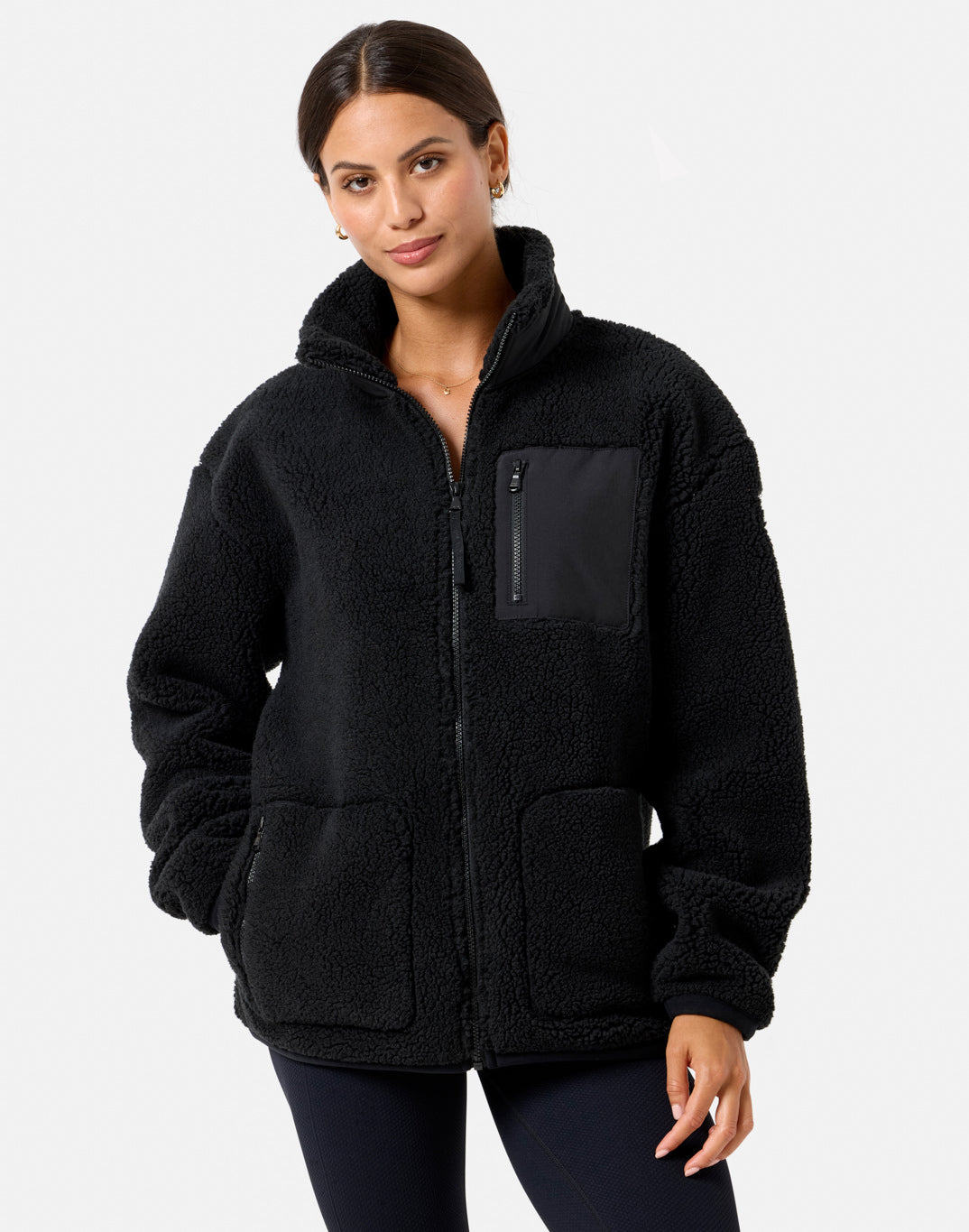 Unisex Industry Fleece Jacket (Black)