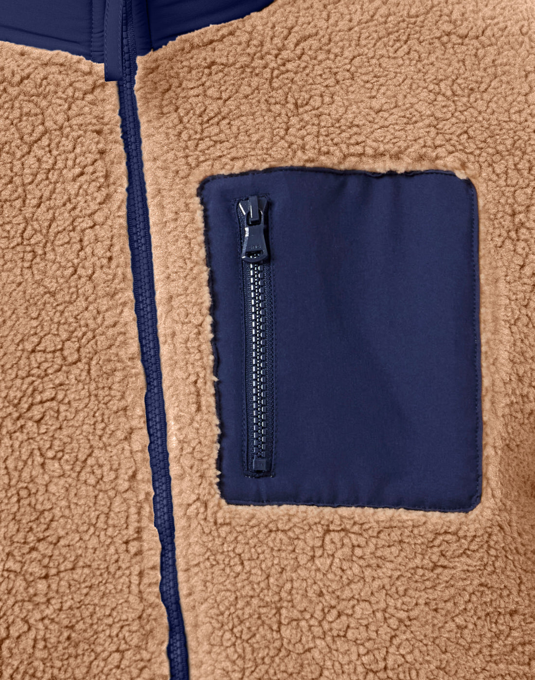 Mens Industry Fleece Jacket (Sandstone)