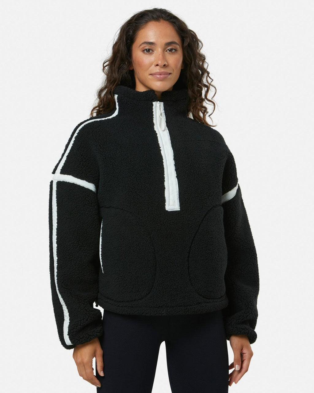 Industry Fleece Half Zip (Black)
