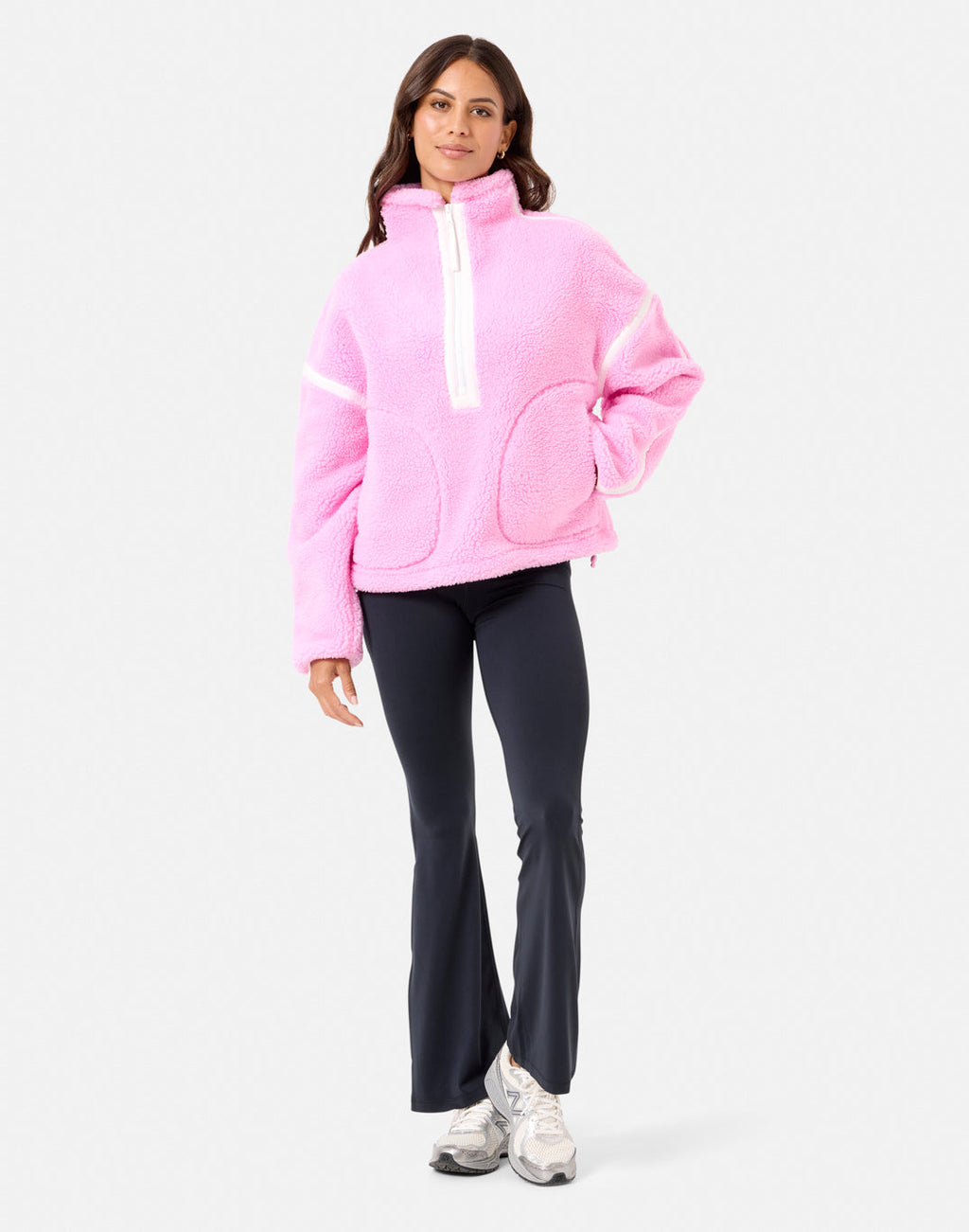 Industry Fleece Half Zip (Cotton Candy)