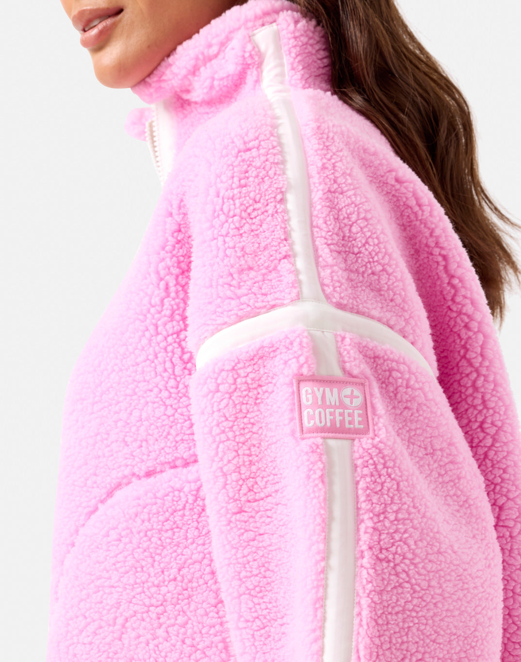 Industry Fleece Half Zip (Cotton Candy)
