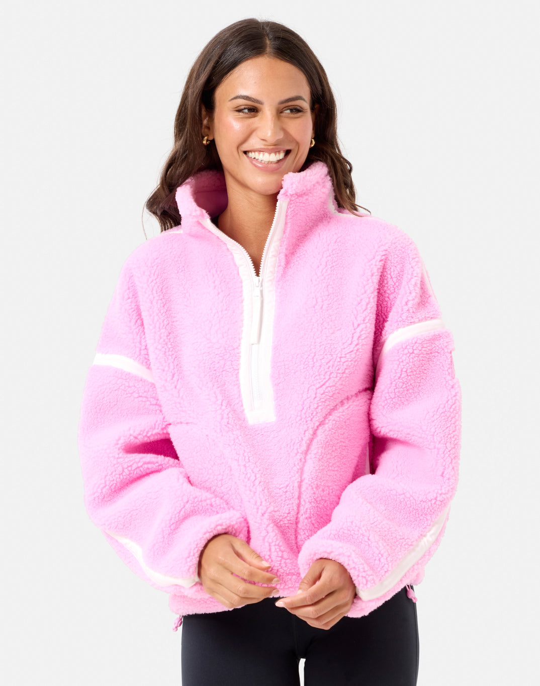 Industry Fleece Half Zip (Cotton Candy)