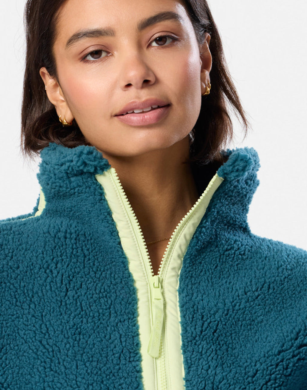 Industry Fleece Half Zip (Deep Teal)