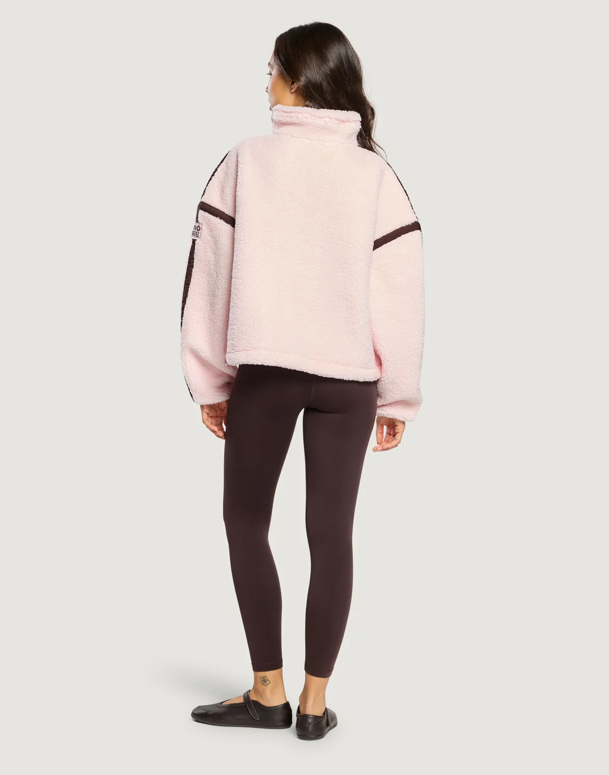 Womens Industry Fleece Half Zip (Ballet Pink)