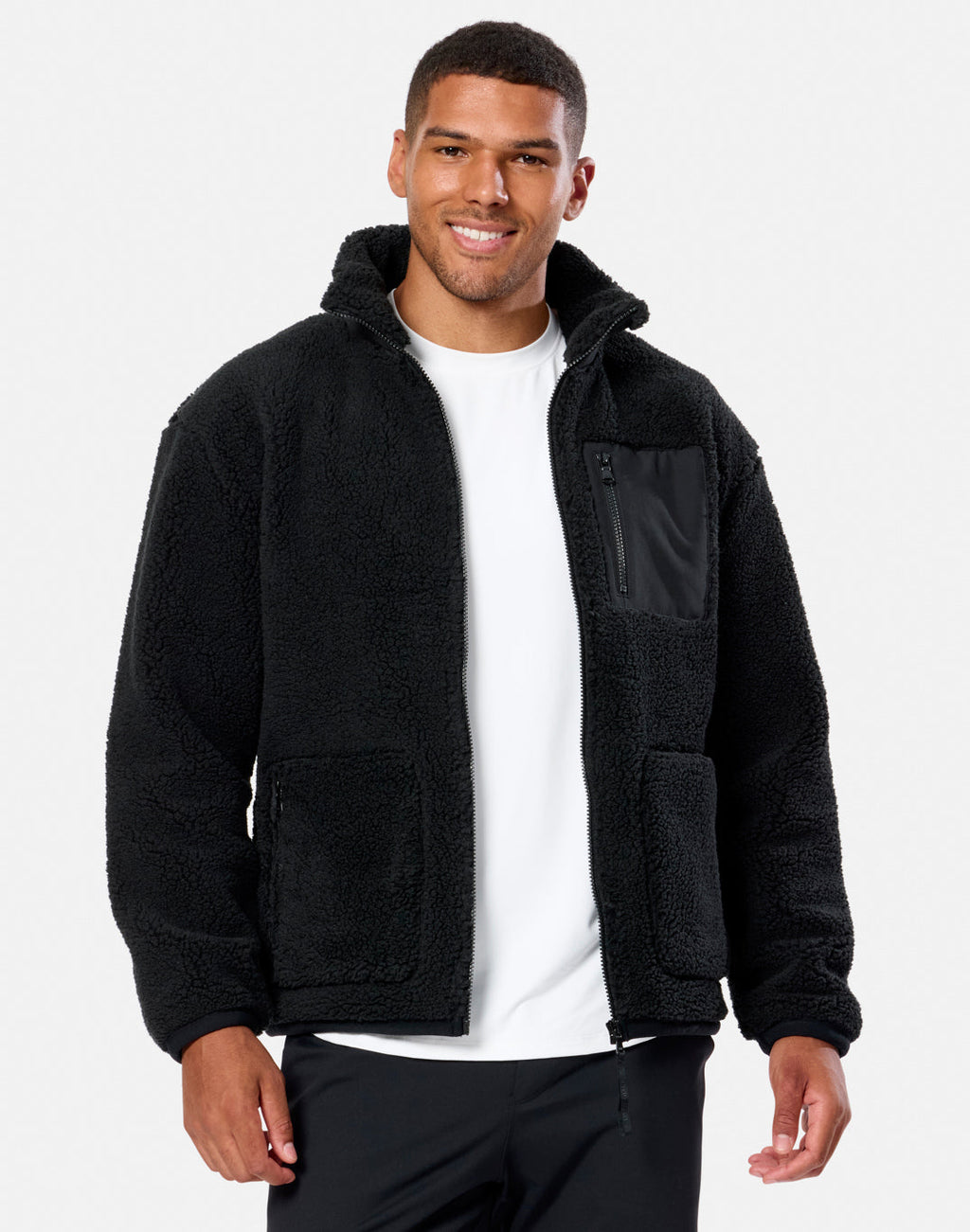 Unisex Industry Fleece Jacket (Black)