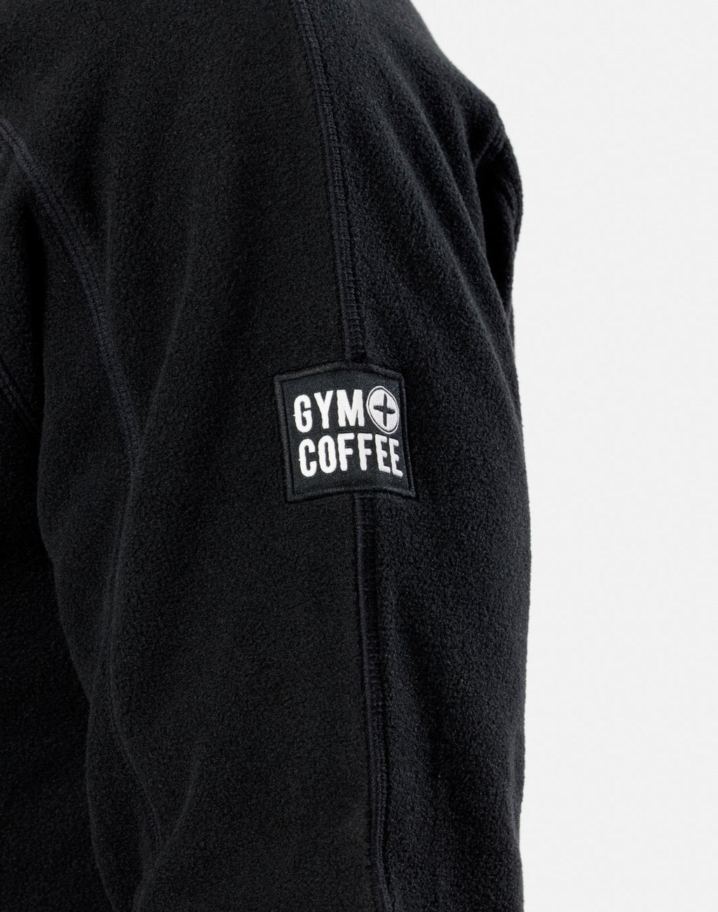 Mens Half Zip Polar Fleece (Deep Black)