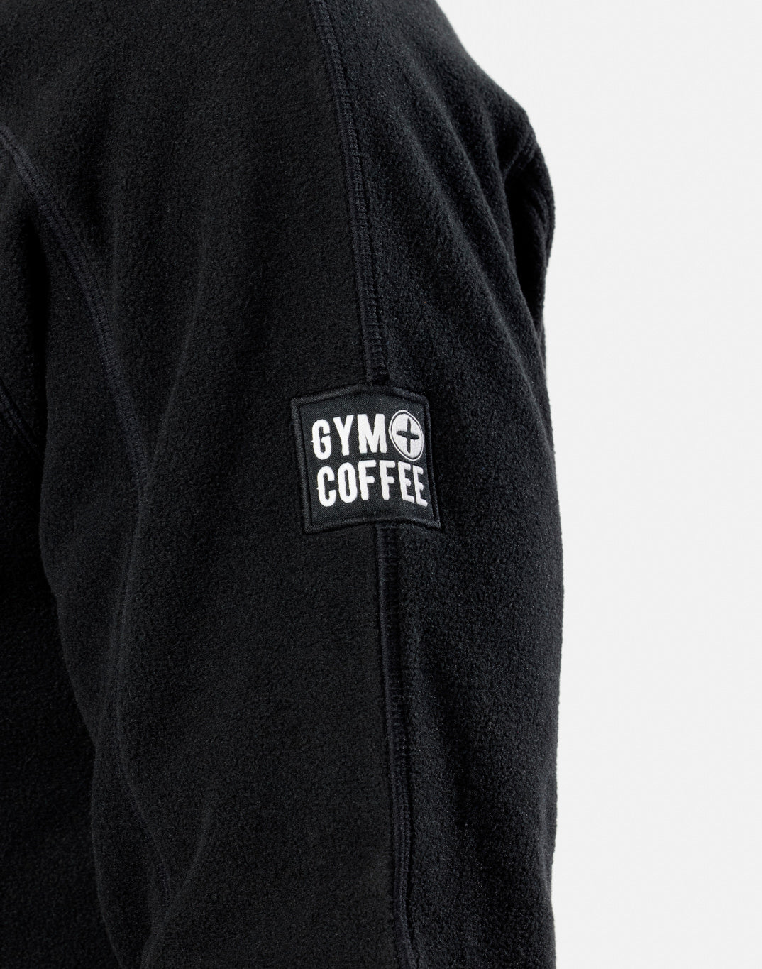 Mens Half Zip Polar Fleece (Deep Black)