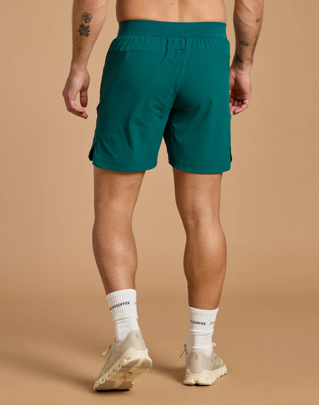 Mens Relentless 7" Shorts (Green)
