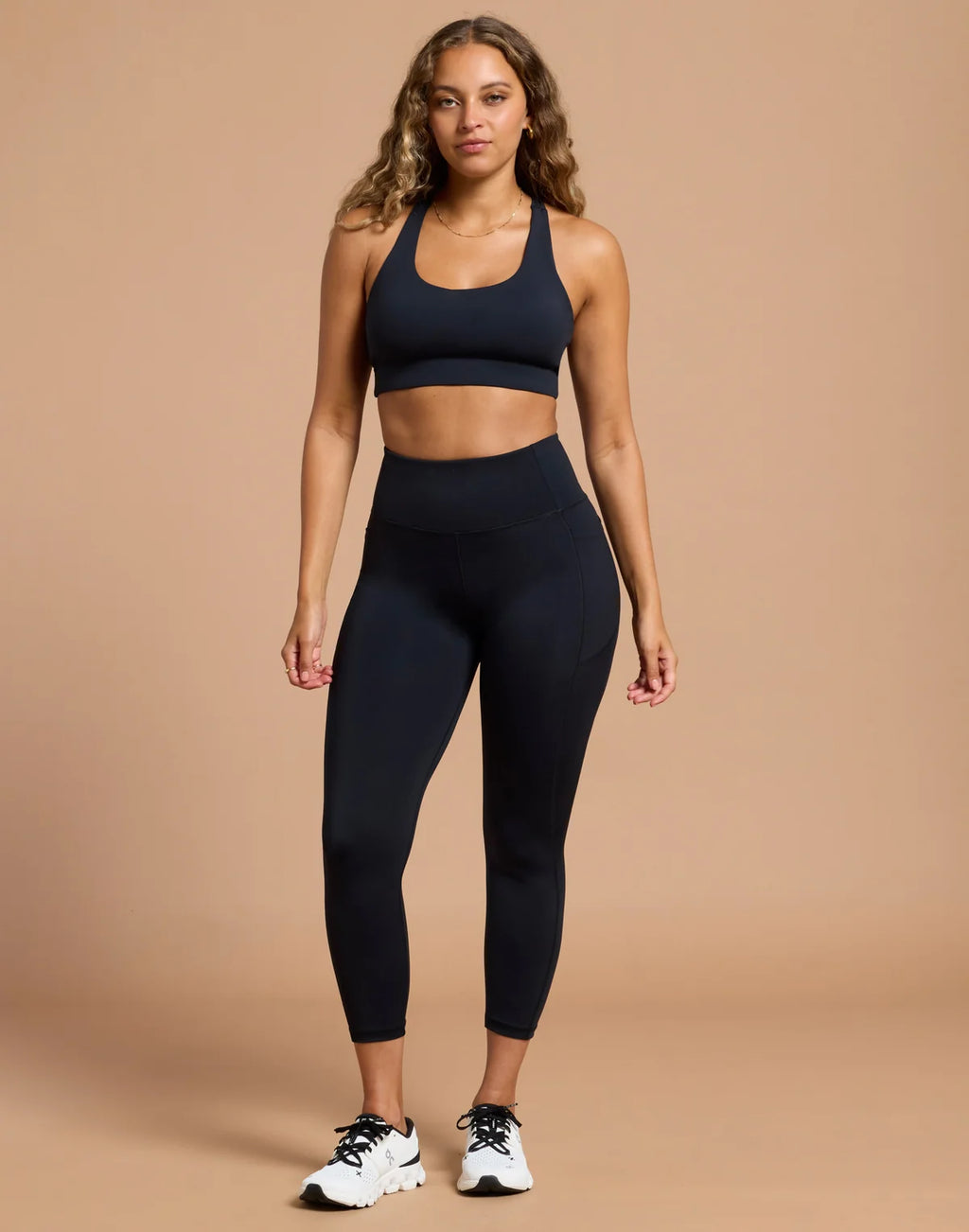 Womens Relentless 7/8 Leggings (Black)