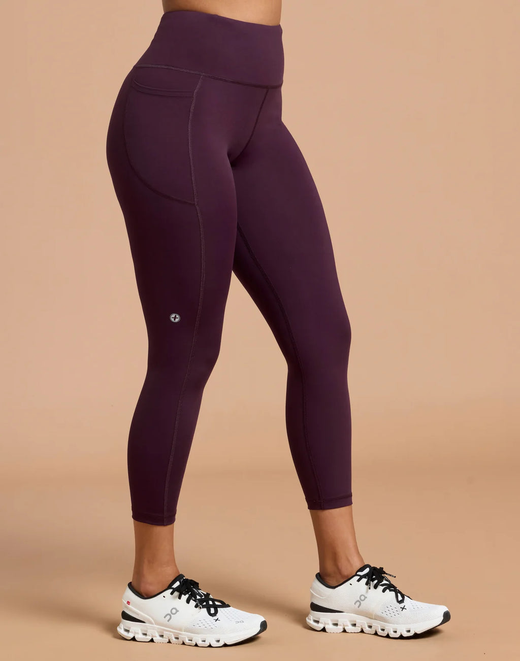 Womens Relentless 7/8 Leggings (Grape Noir)