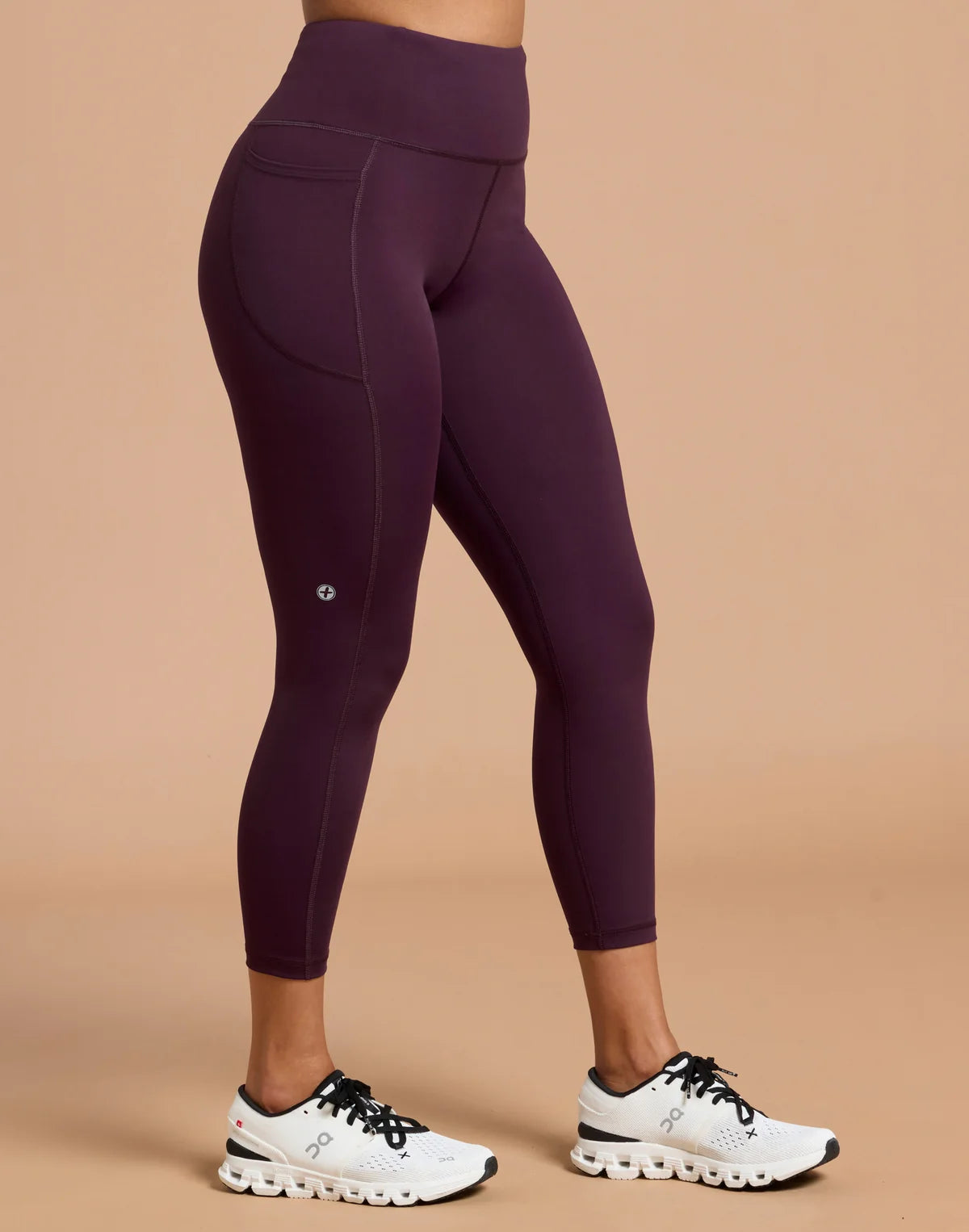 Womens Relentless 7/8 Leggings (Grape Noir)