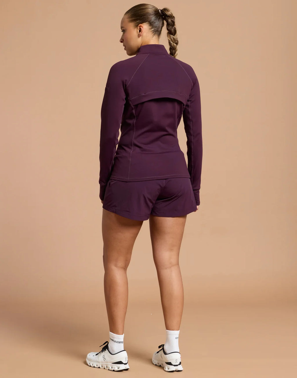 Womens Relentless Full Zip (Grape Noir)