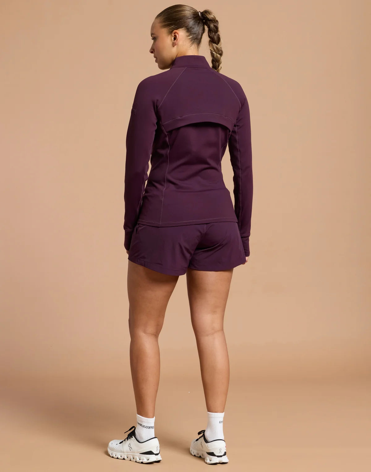 Womens Relentless Full Zip (Grape Noir)