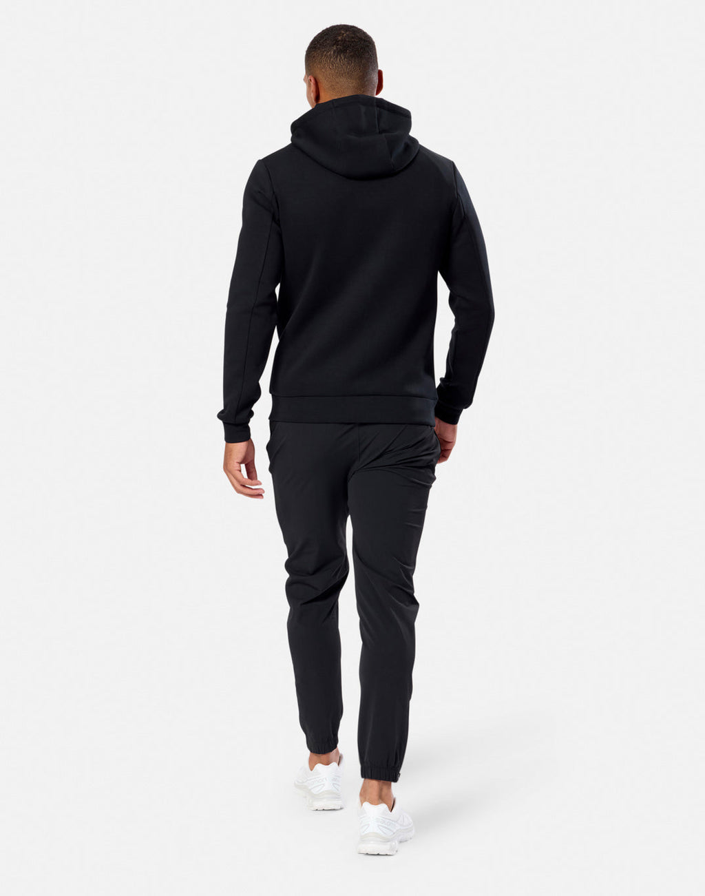Mens Relentless Full Zip Hoody (Black)