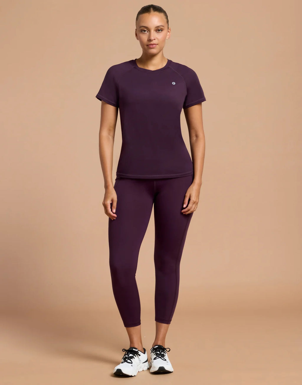 Womens Relentless 7/8 Leggings (Grape Noir)