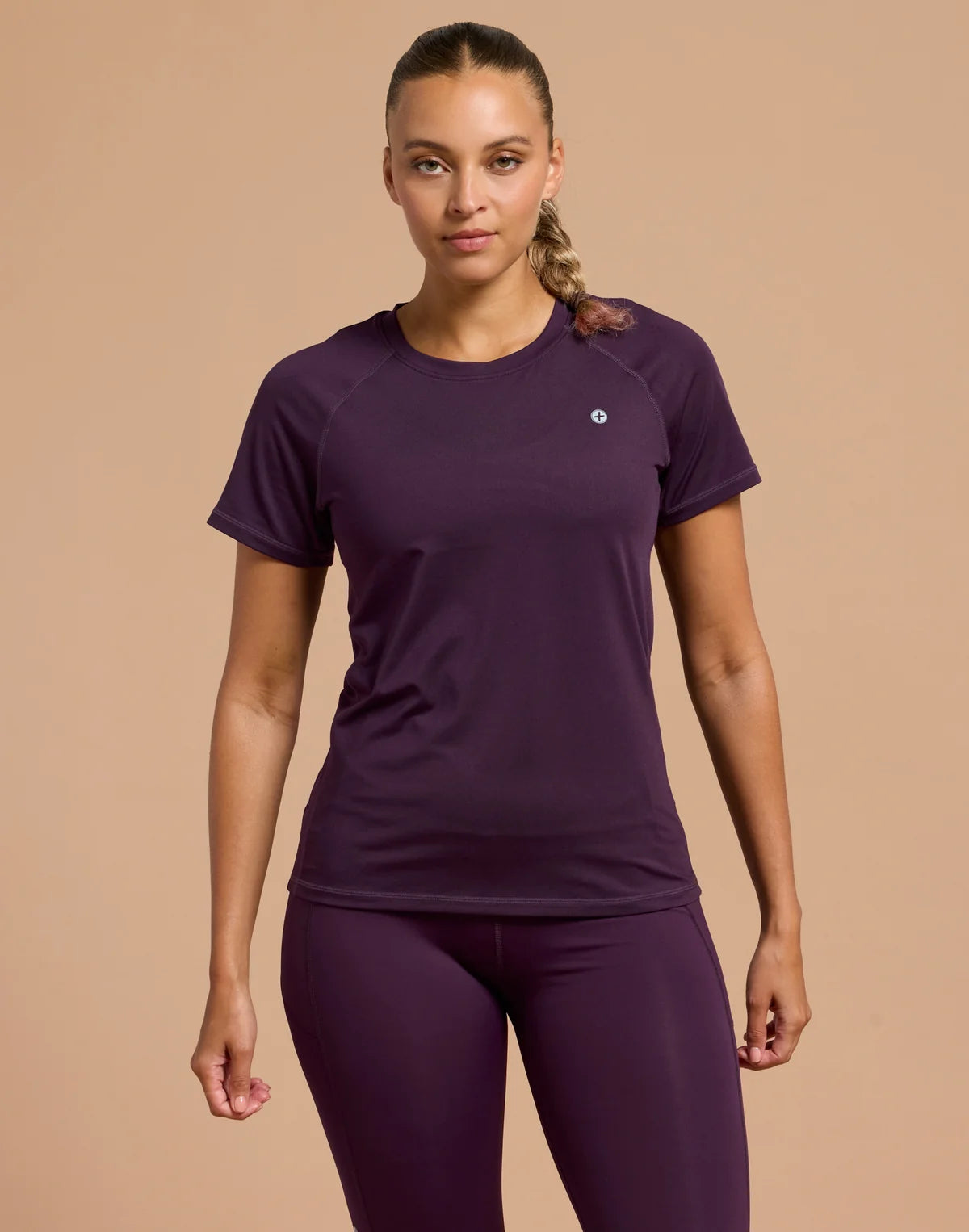 Womens Relentless Tee (Grape Noir)