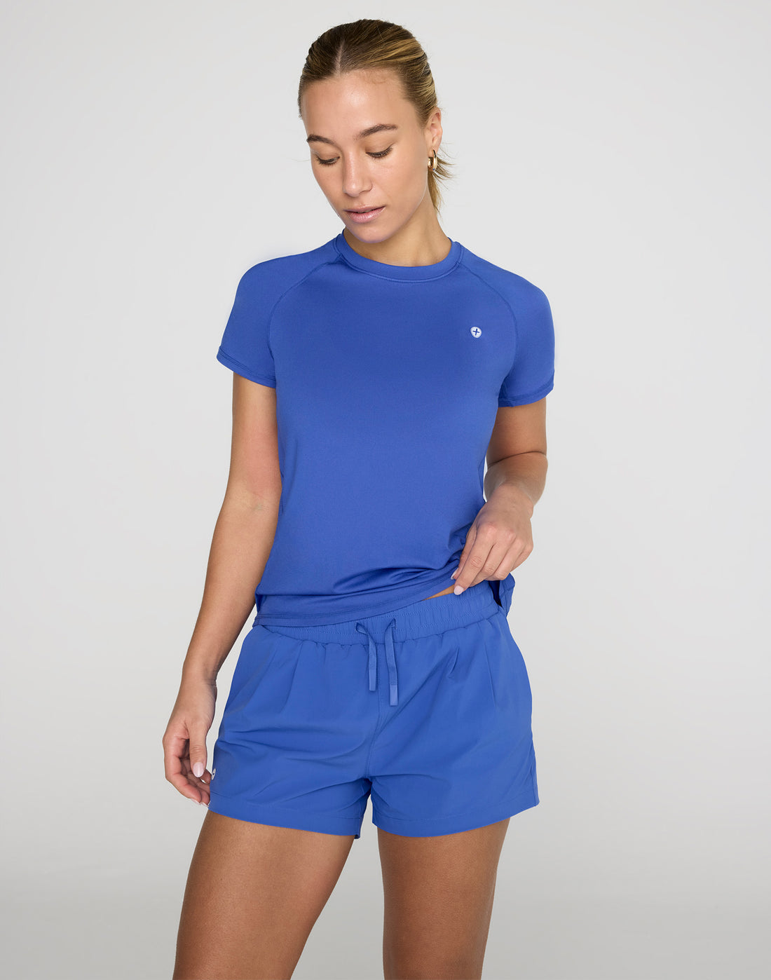 Womens Relentless Tee (Tidal Blue)