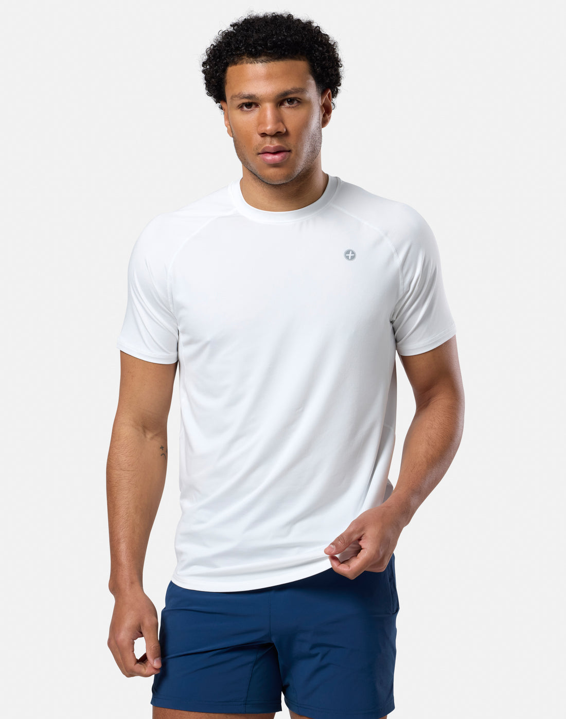 Mens Relentless Tee (White)