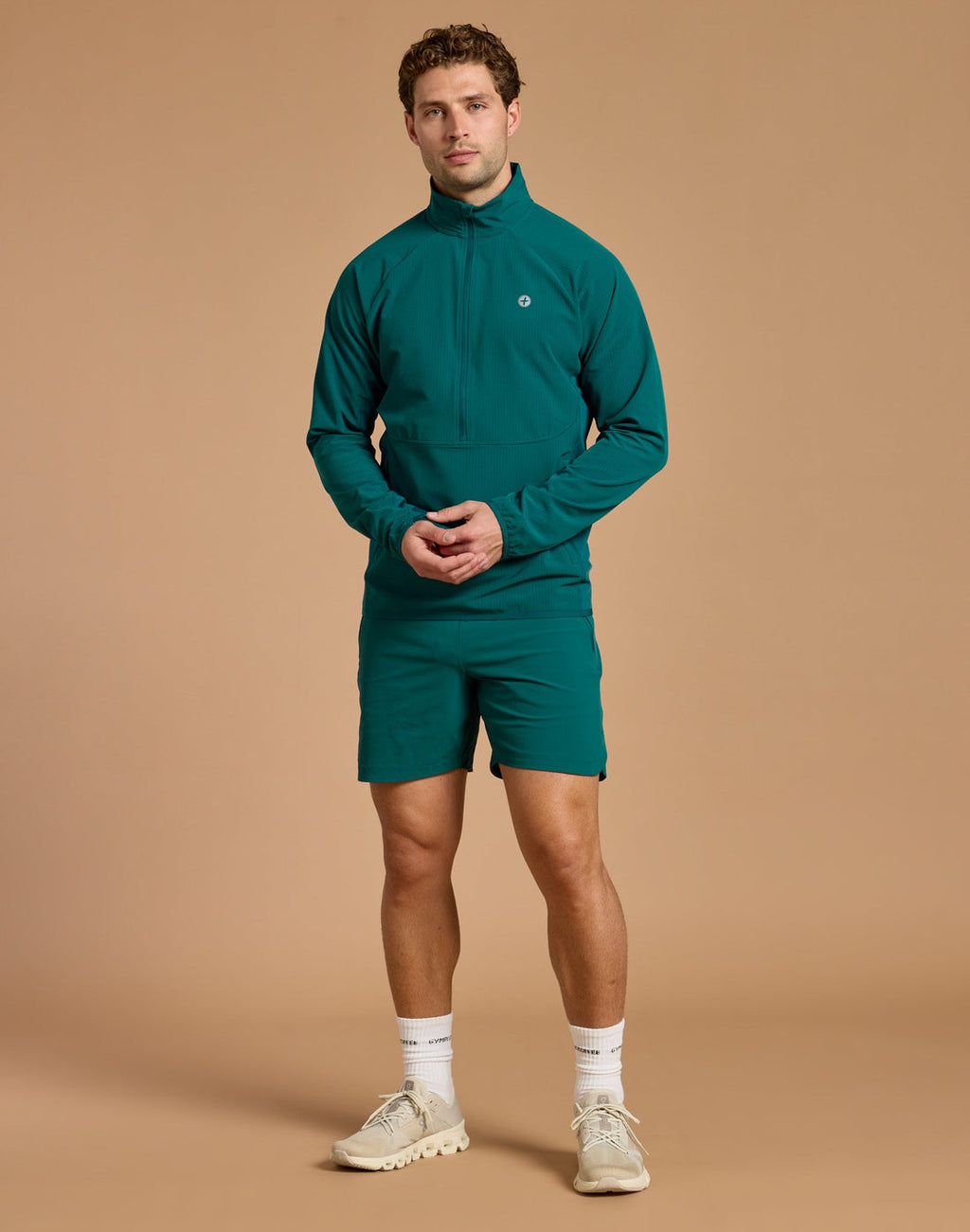 Mens Relentless Train Midlayer (Green)