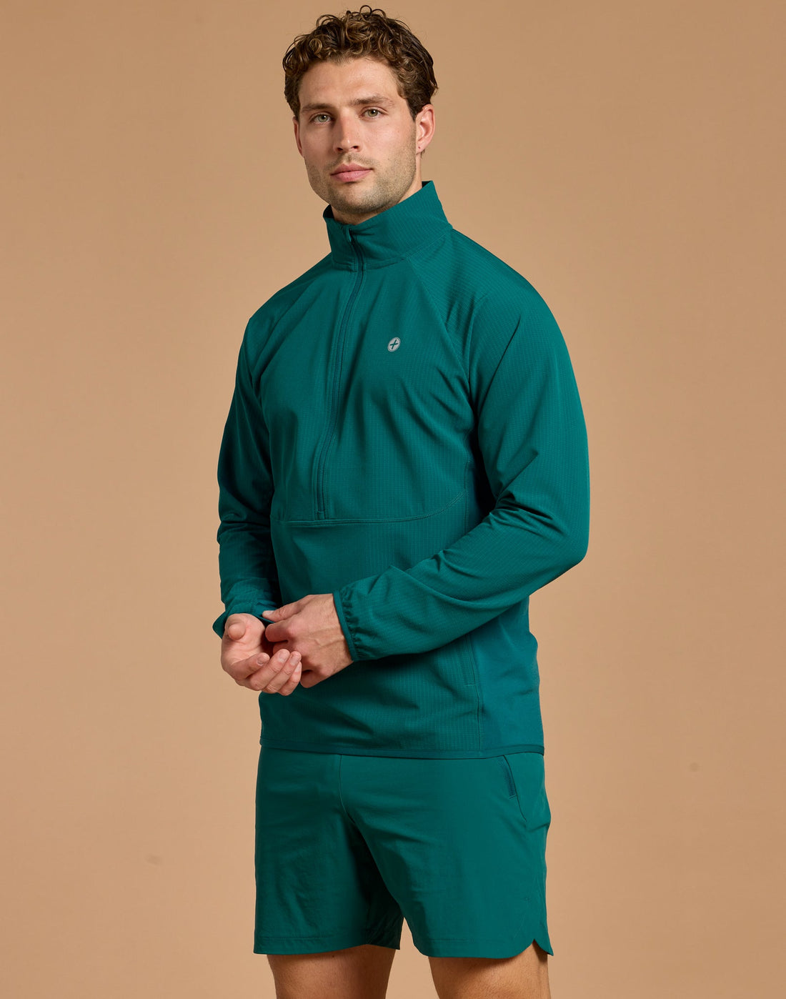 Mens Relentless Train Midlayer (Green)