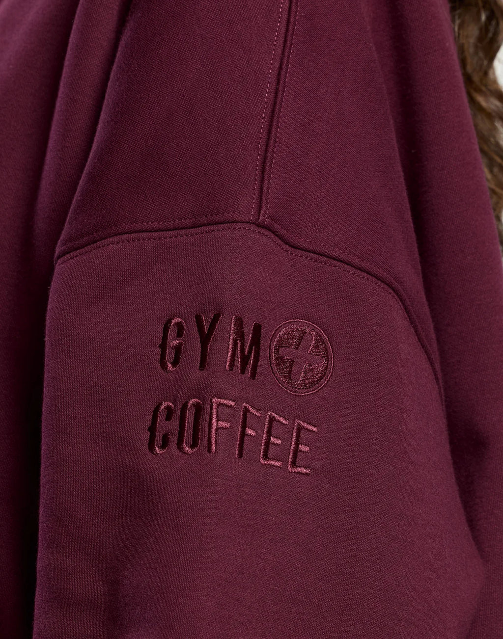Womens Sierra Snap Collar Sweatshirt (Cherry Crush)