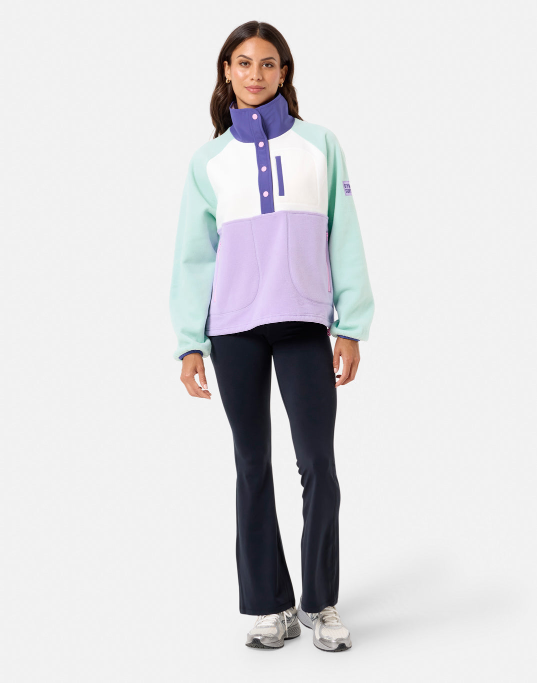 Snap Polar Fleece (Lilac Mint)