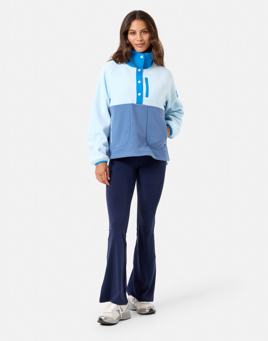 Snap Polar Fleece (Oasis Blue)