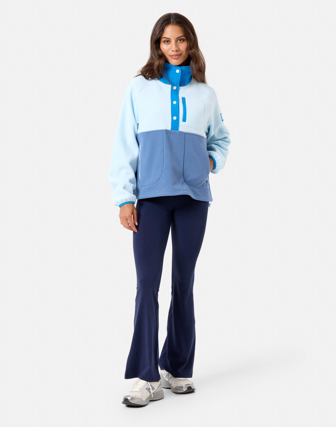 Snap Polar Fleece (Oasis Blue)