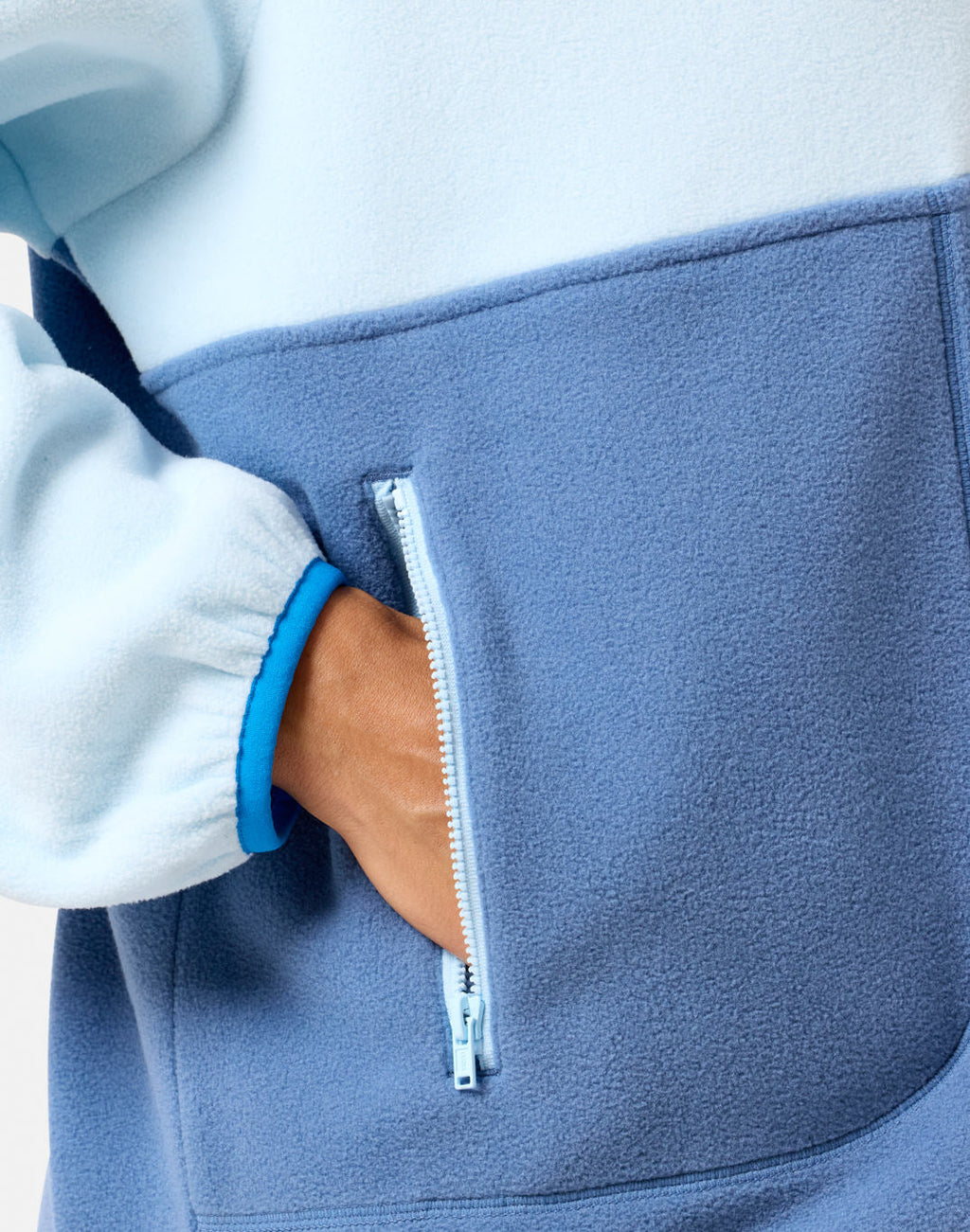 Snap Polar Fleece (Oasis Blue)