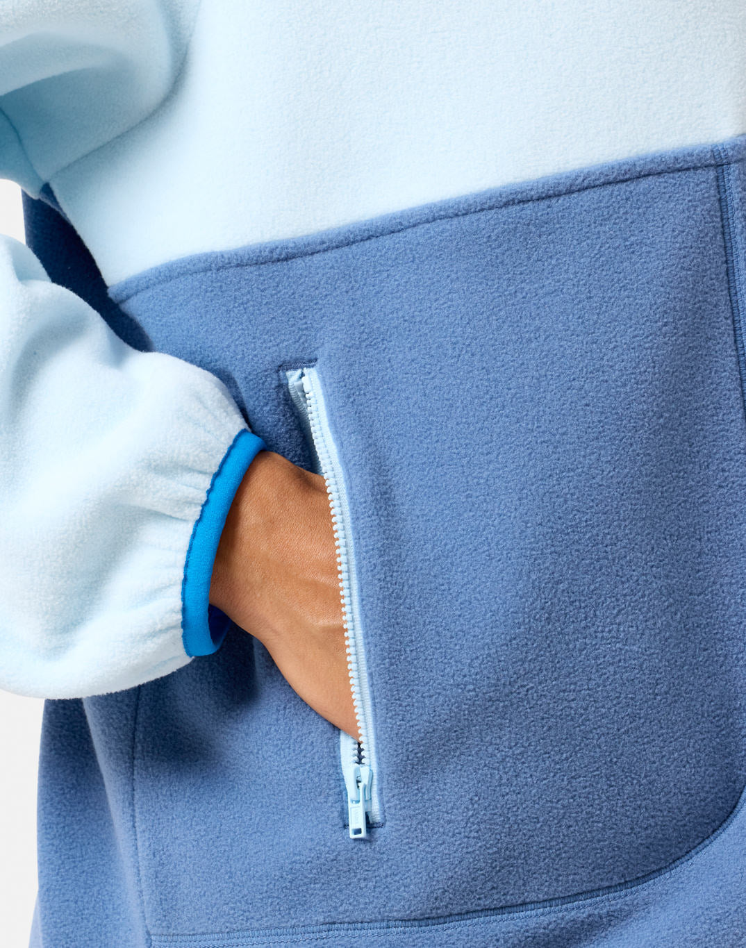 Snap Polar Fleece (Oasis Blue)
