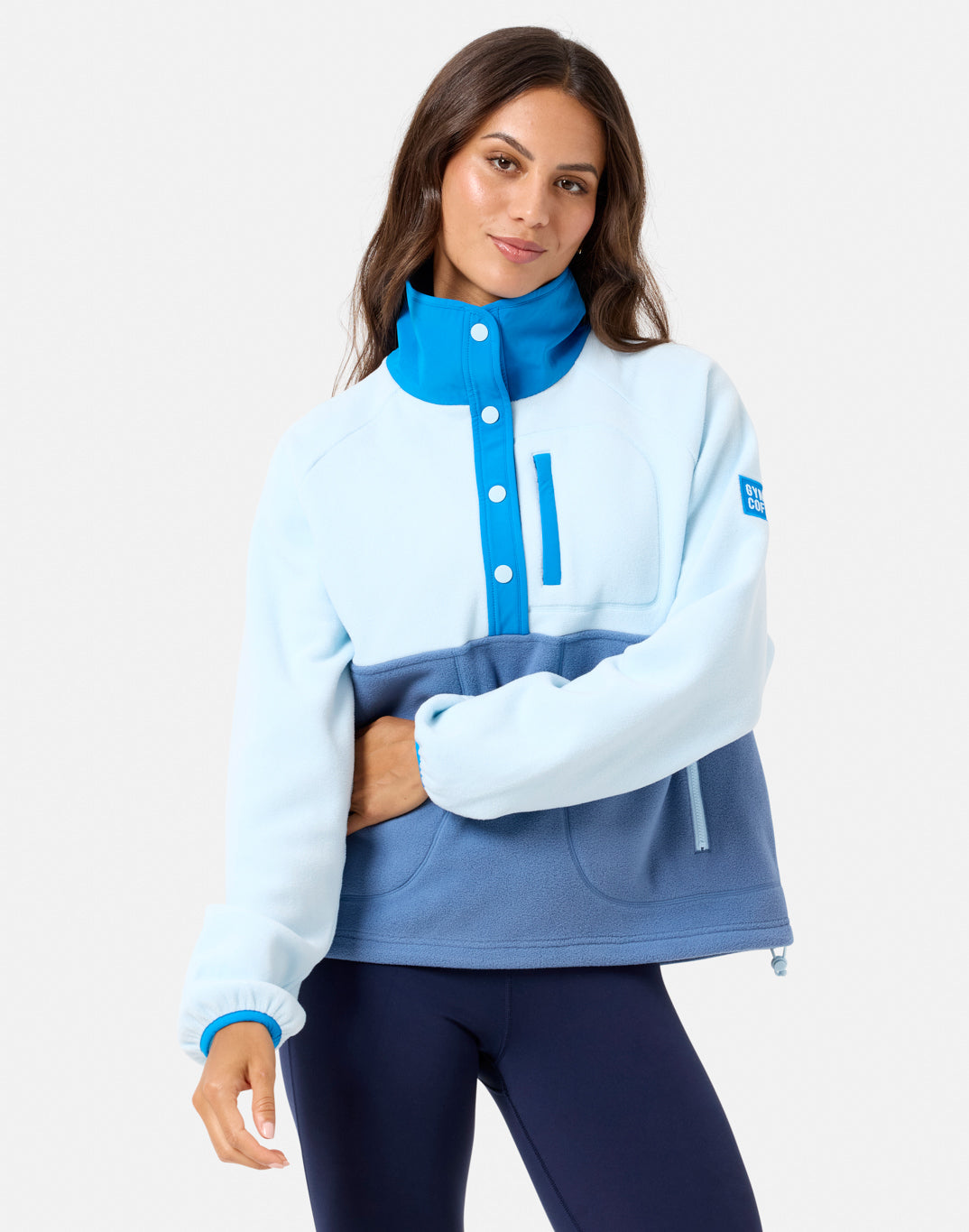 Snap Polar Fleece (Oasis Blue)