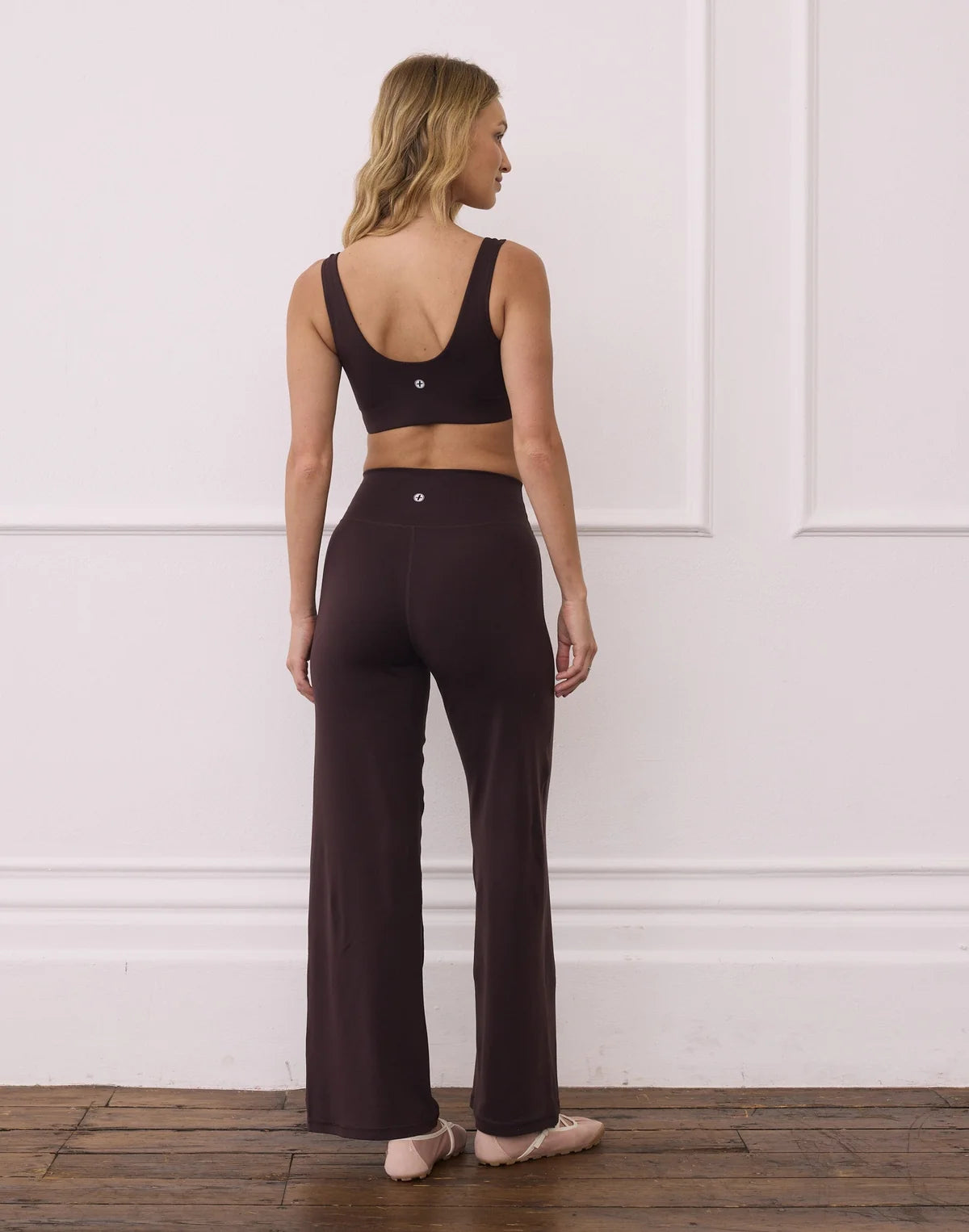 Womens Day Kind Wide Leg Legging (Mocha Bean)
