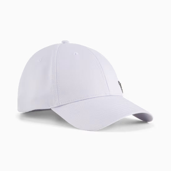 Essentials Metal PUMA Cat Baseball Cap (White)