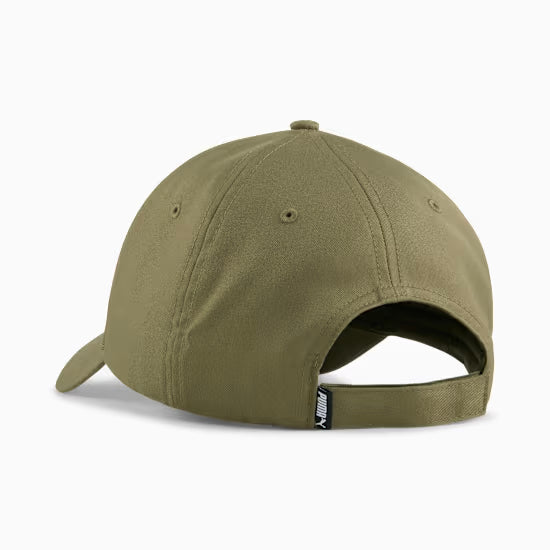 Essentials Metal PUMA Cat Baseball Cap (Olive Green)