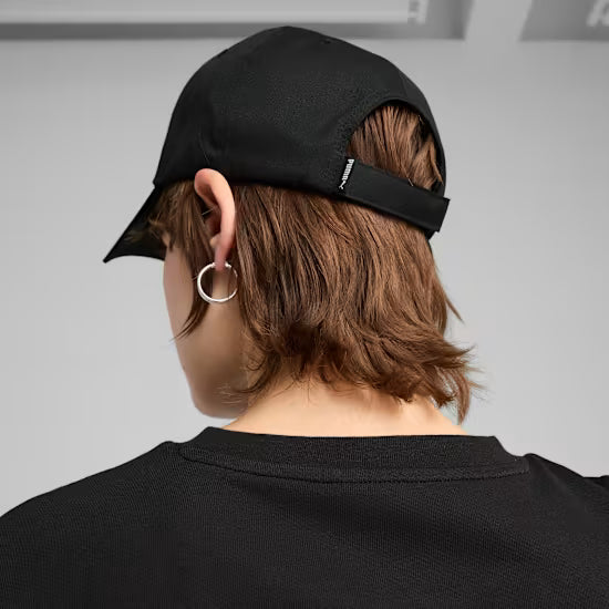 Essentials Metal PUMA Cat Baseball Cap (Black)