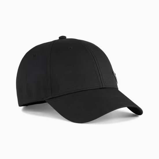 Essentials Metal PUMA Cat Baseball Cap (Black)