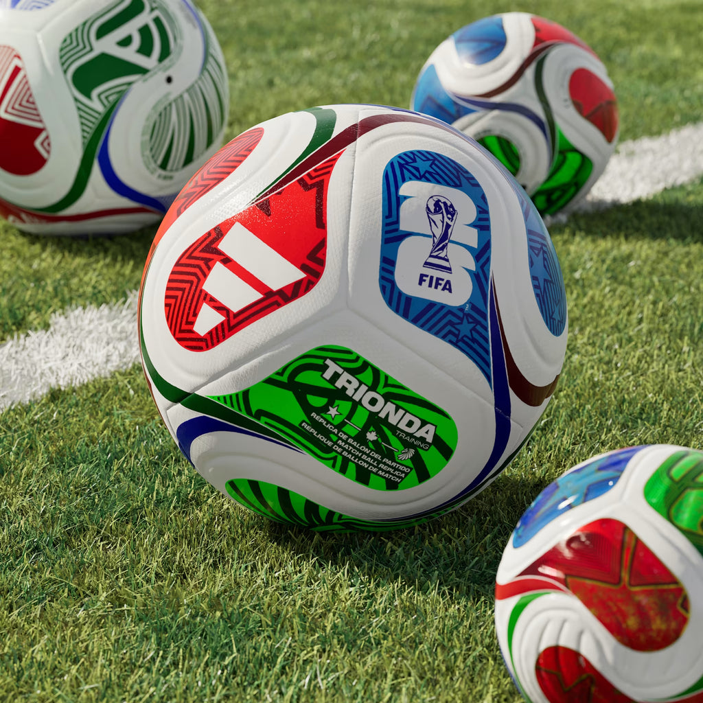 FIFA World Cup 26™ Trionda Training Ball (White/Royal Blue/Solar Blue/Power Red)