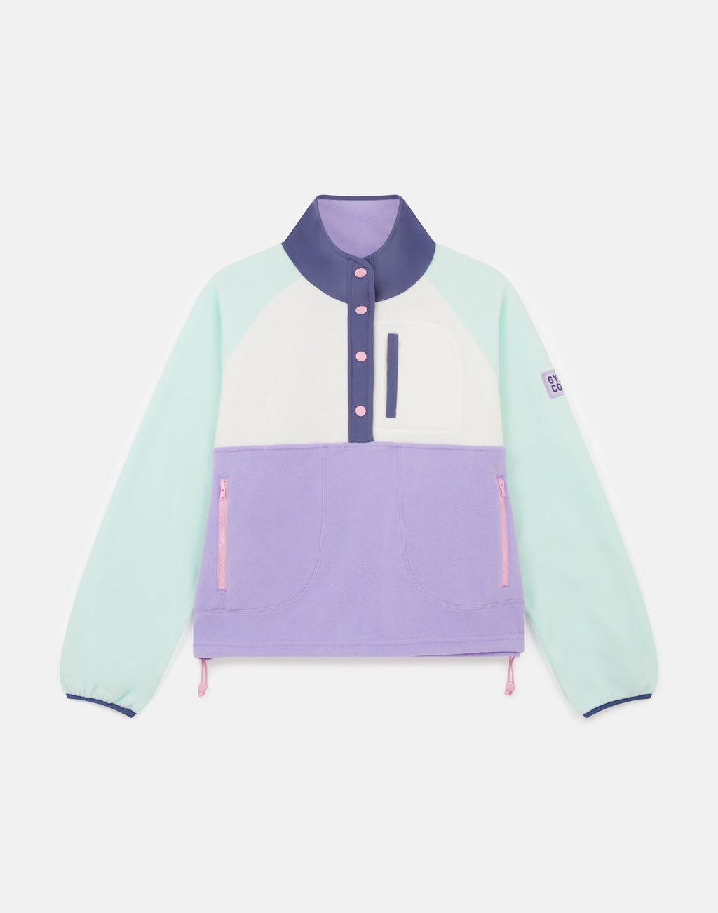 Snap Polar Fleece (Lilac Mint)