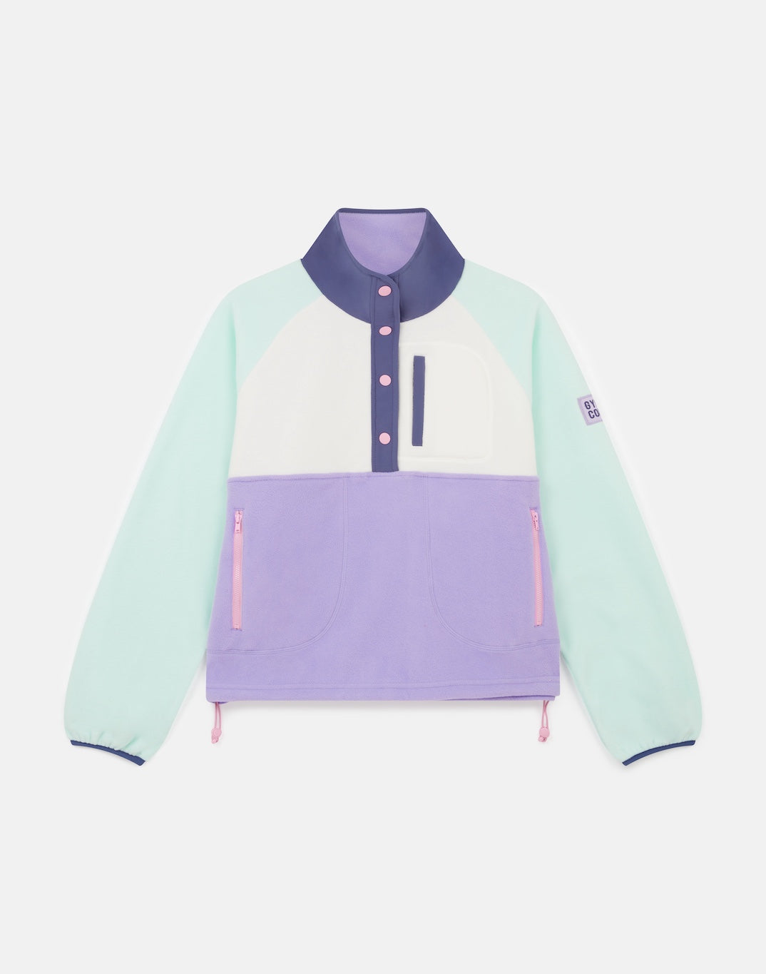 Snap Polar Fleece (Lilac Mint)