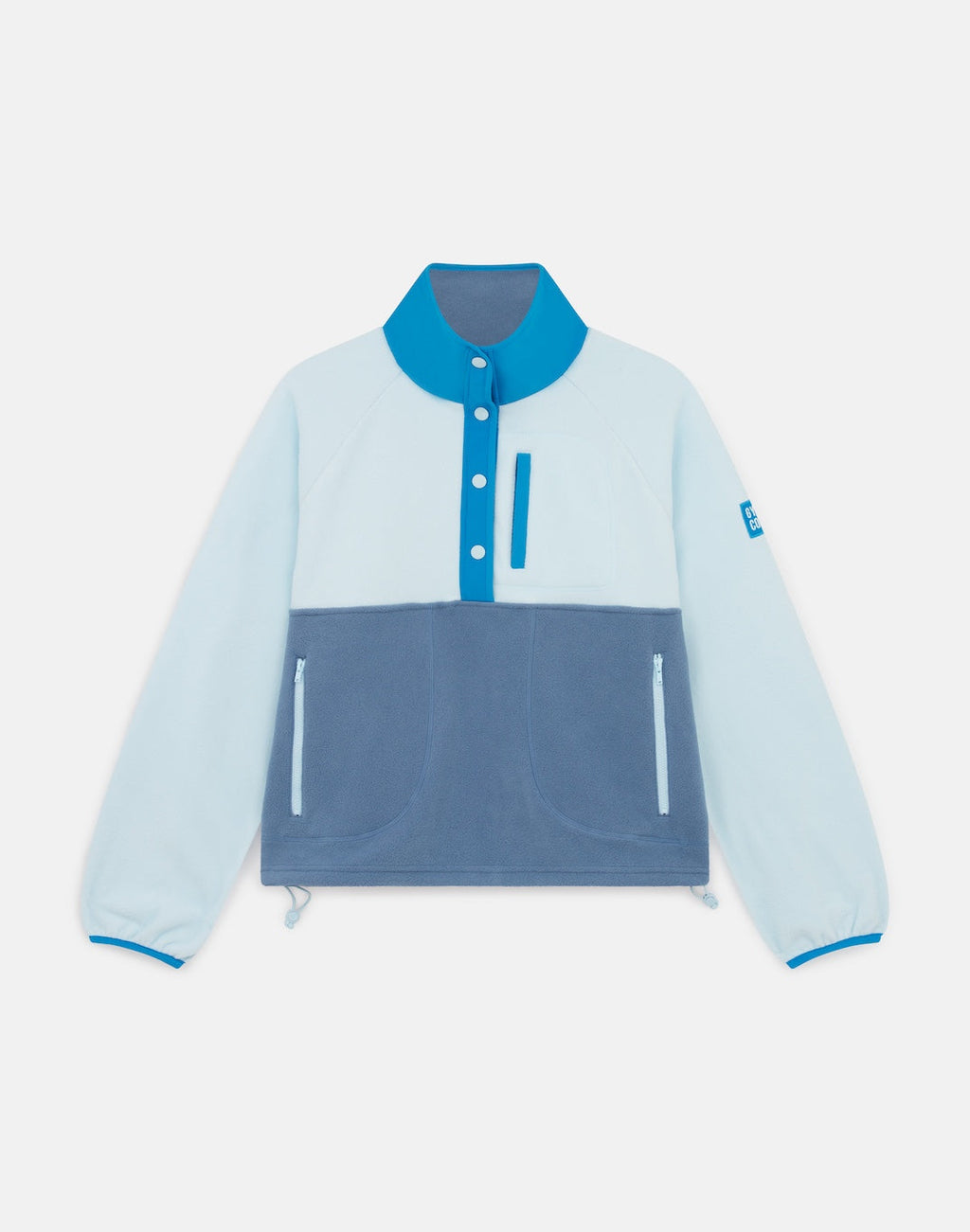 Snap Polar Fleece (Oasis Blue)