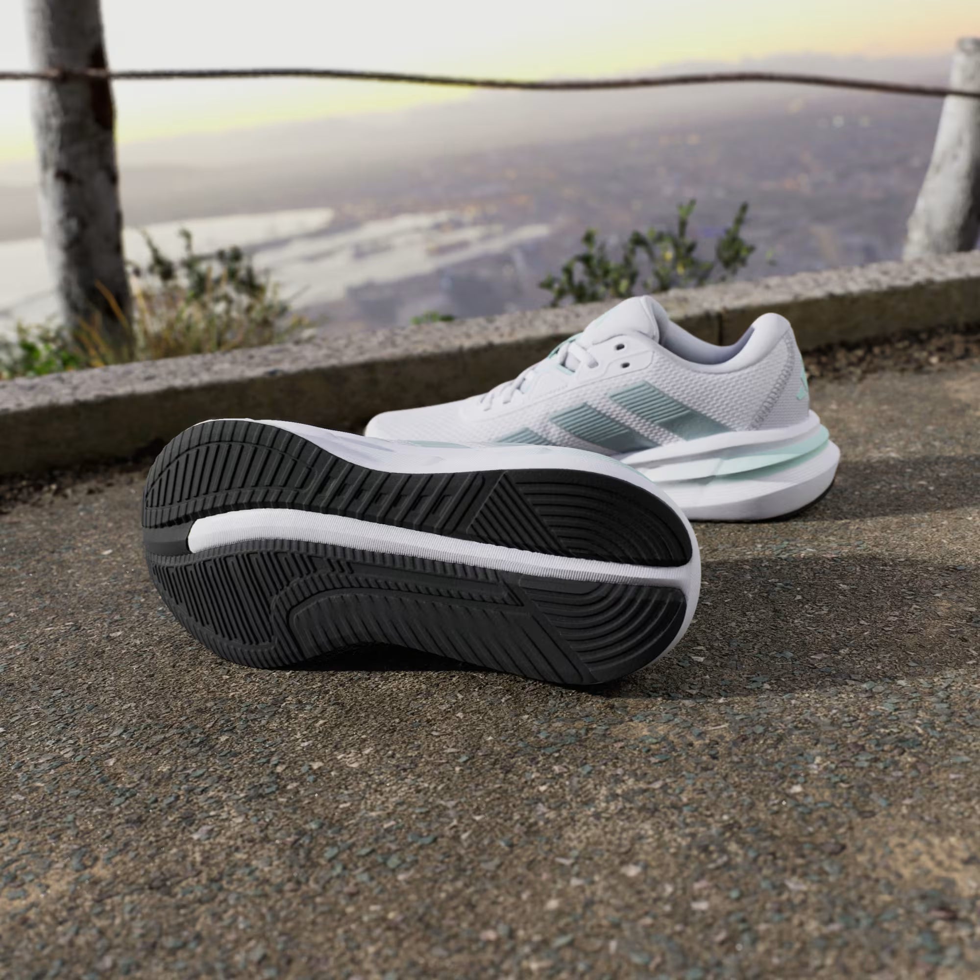 Womens Galaxy 7 Trainers (Cloud White/Magic Grey/Aqua)