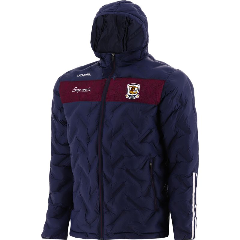 Galway GAA Adult Rockway Padded Jacket (Navy/Maroon)