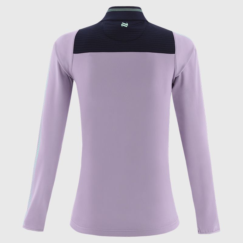 Galway GAA Women's Dynamo Brushed Half Zip Top (Purple/Marine/Green)
