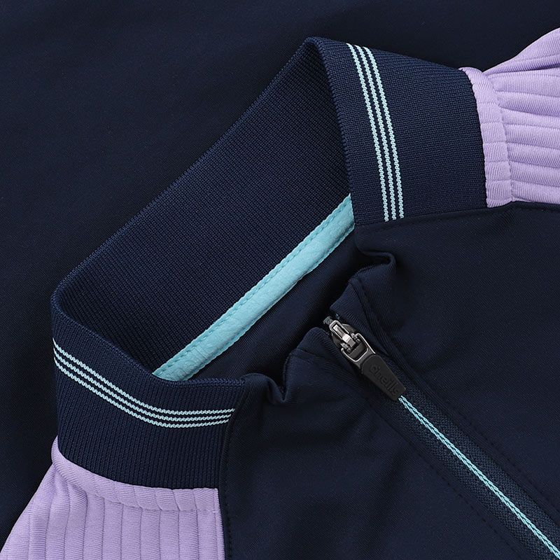 Galway GAA Women's Dynamo Brushed Half Zip Top (Marine/Purple/Green)